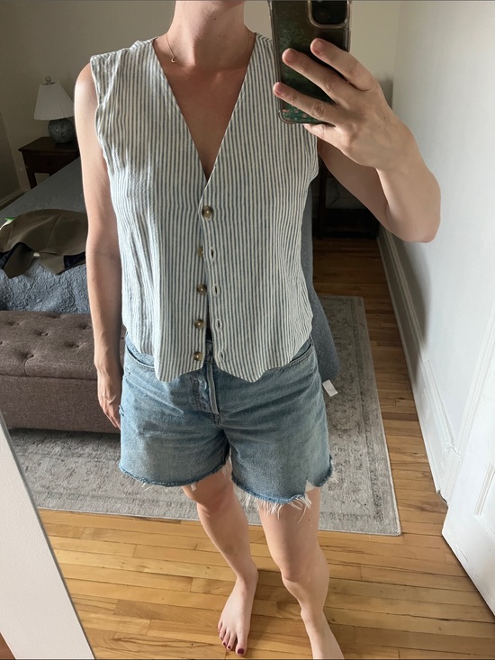 Mango Tops - Striped sleeveless vest